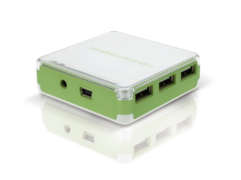 Conceptronic Multi Card Reader + 3 Ports Hub – image 3