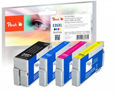 Peach PI200-637 ink cartridge 4 pc(s) Black, Cyan, Magenta, Yellow