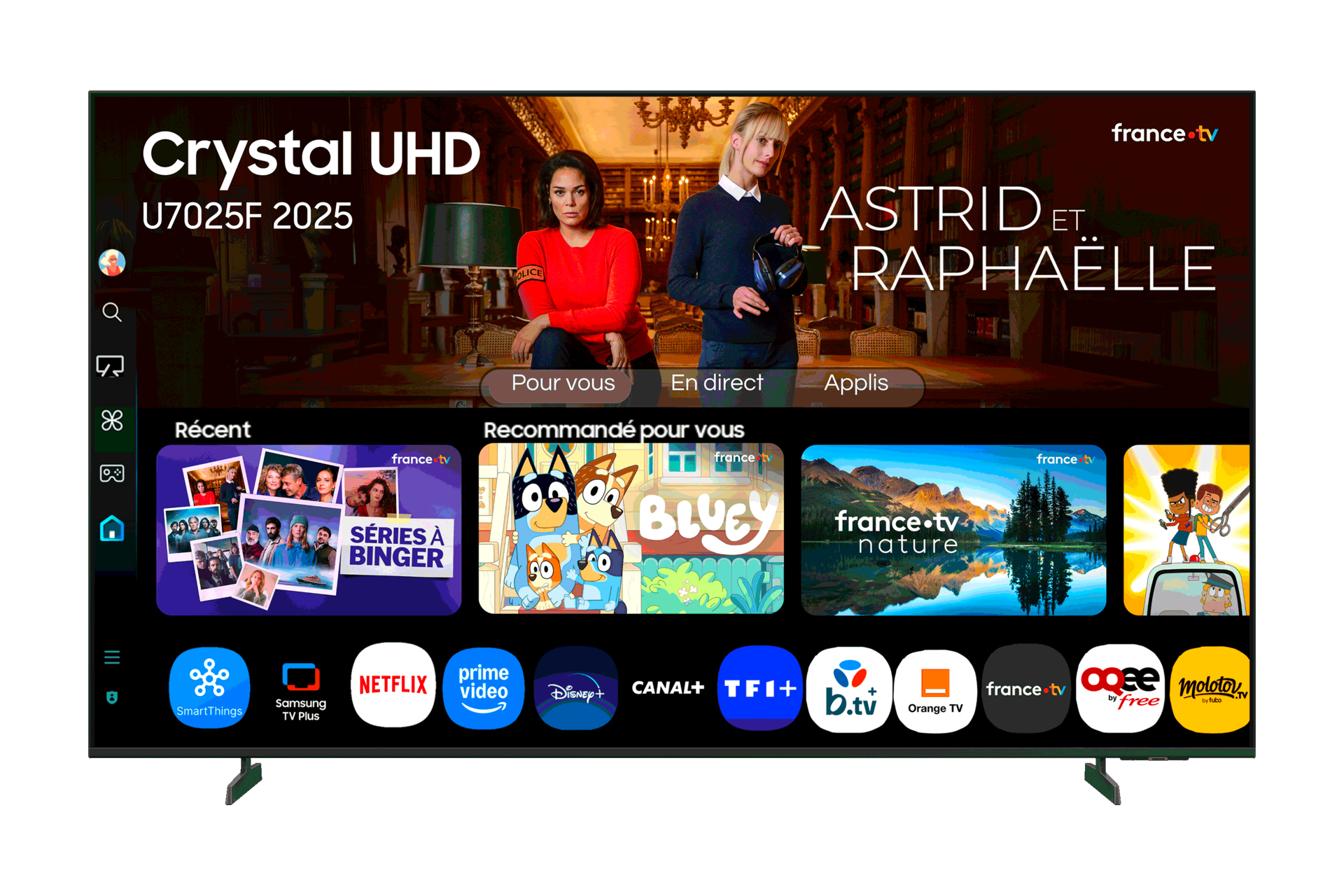 Samsung TU85U7025FK 2,16 m (85") 4K Ultra HD Smart TV Wi-Fi Nero