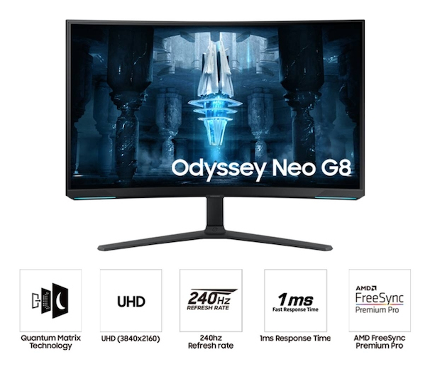 Samsung LS32BG852NNXGO computer monitor – image 4