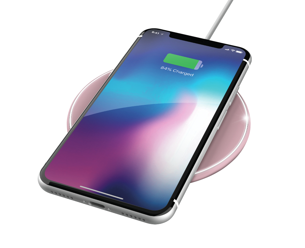 Trust 23866 mobile device charger Smartphone Pink AC, USB Wireless charging Fast charging Indoor – image 3