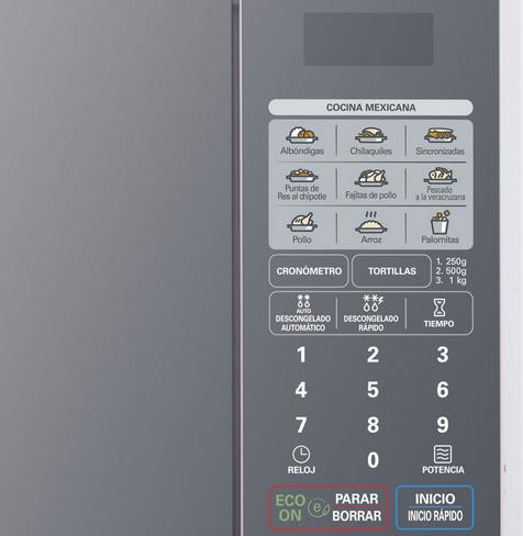 LG MS1143SWM microwave White Countertop – image 2