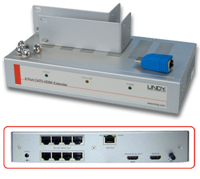 8 Port HDMI Splitter & Transmitter