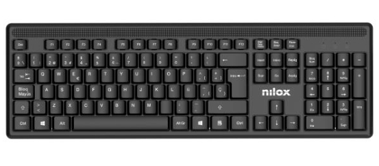 Nilox NXKMWE011 keyboard Mouse included Office RF Wireless Spanish Black – image 3