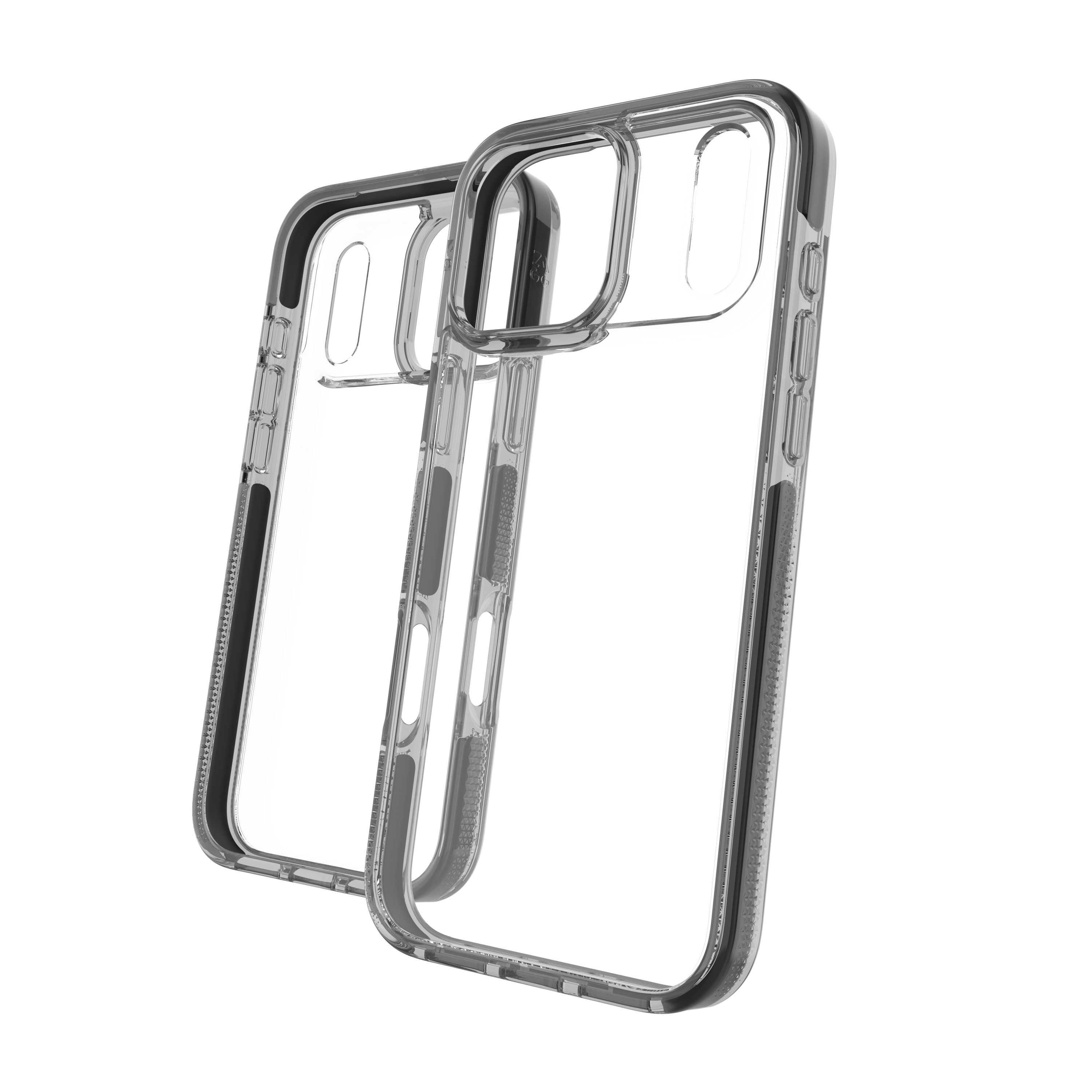ZAGG Santa Cruz coque de protection pour téléphones portables 17,5 cm (6.9") Housse Noir, Transparent