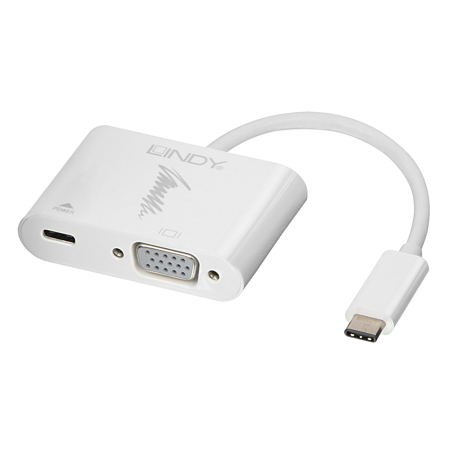 Lindy USB Type C to VGA Converter with Power Delivery