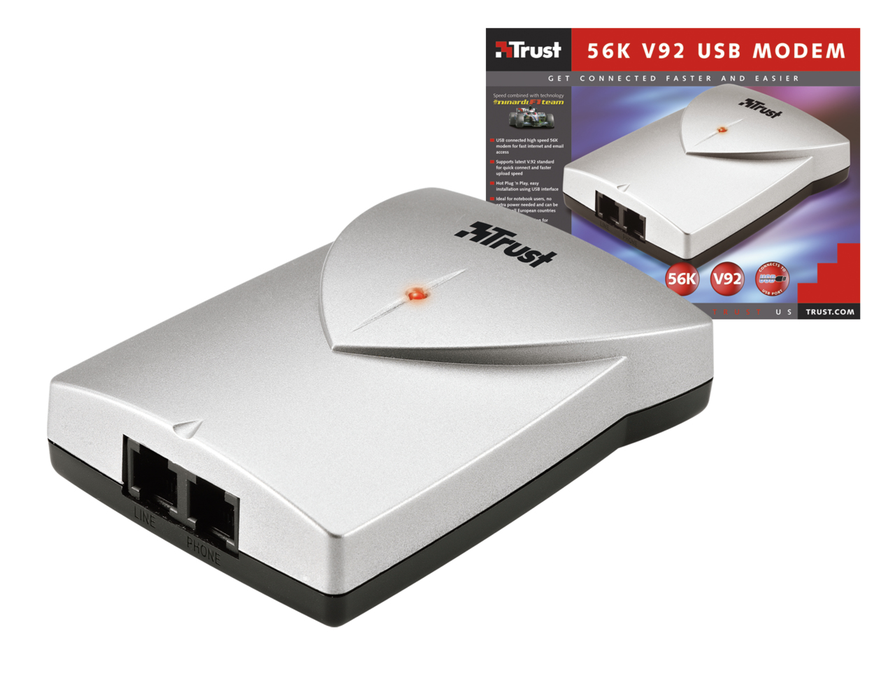 Trust 56K V92 USB MODEM
