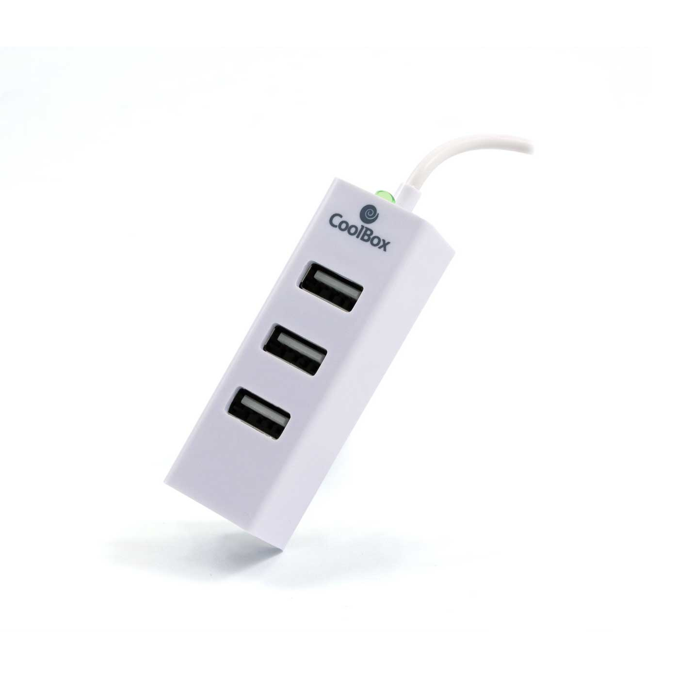 CoolBox COO-UPH190 interface hub 480 Mbit/s White