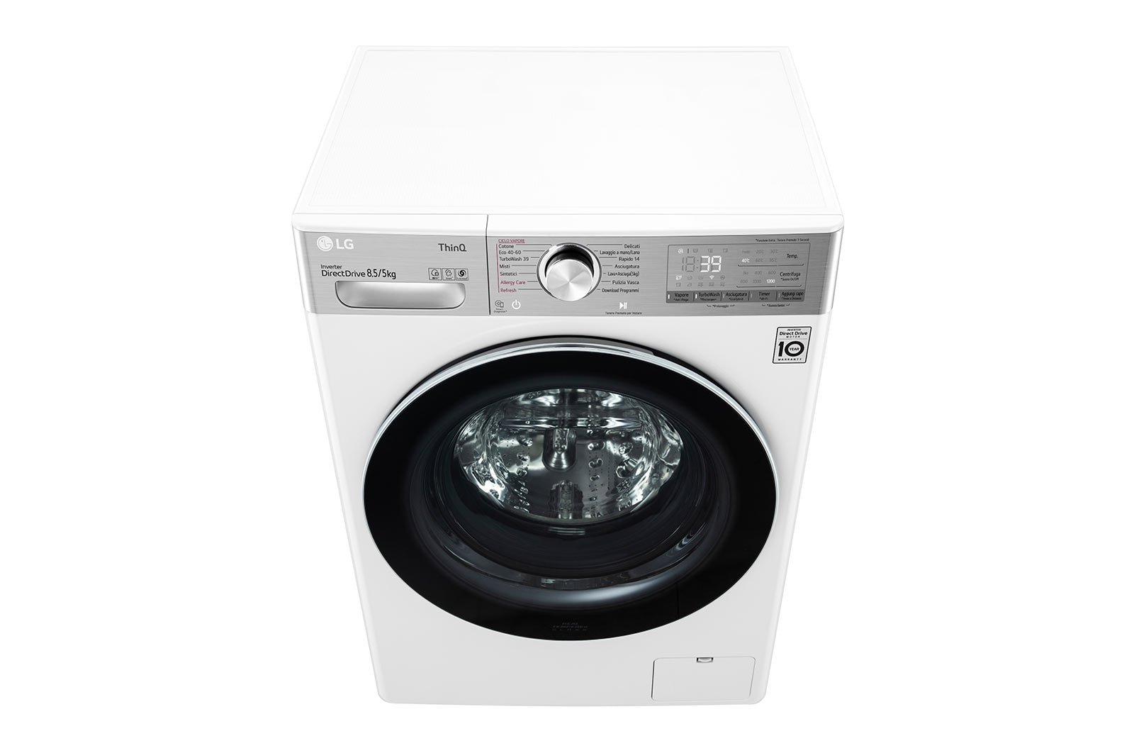LG F2DV9S8H2E washer dryer Freestanding Front-load White – image 9