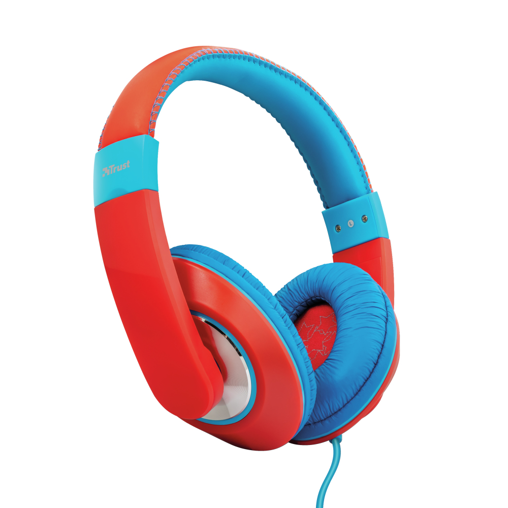 Trust 23585 headphones/headset Wired Head-band Music Blue, Red – image 8
