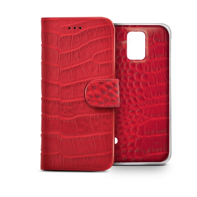 Celly CROCOAGS5RD mobile phone case Wallet case Red