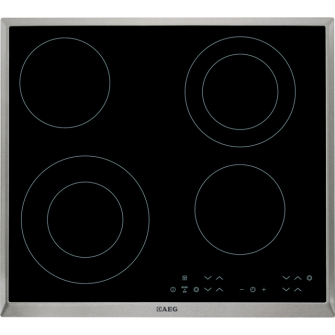 AEG HK563402XB hob Black, Stainless steel Built-in 4 zone(s)