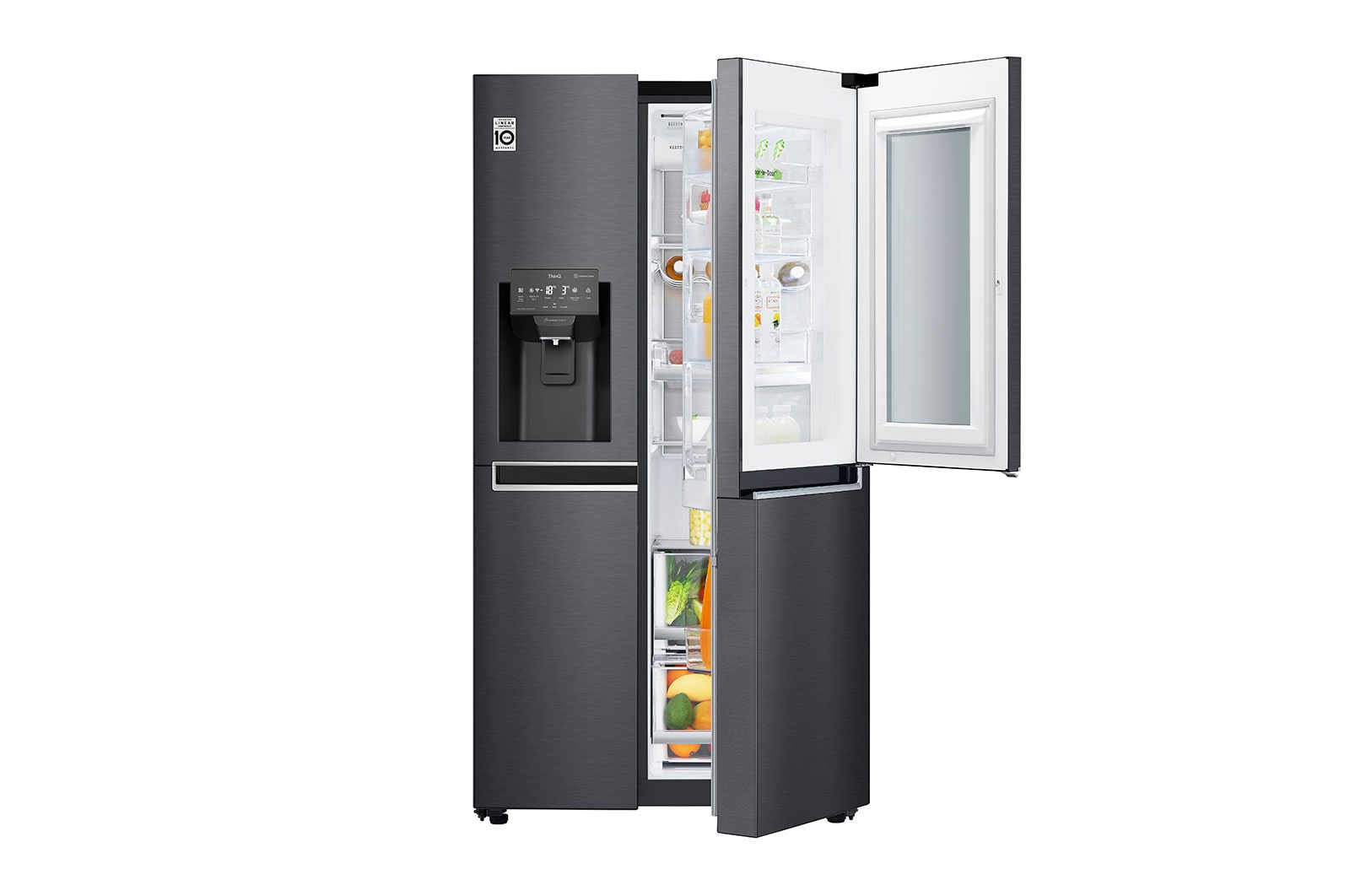 LG GSX960MCCE side-by-side refrigerator Freestanding – image 3