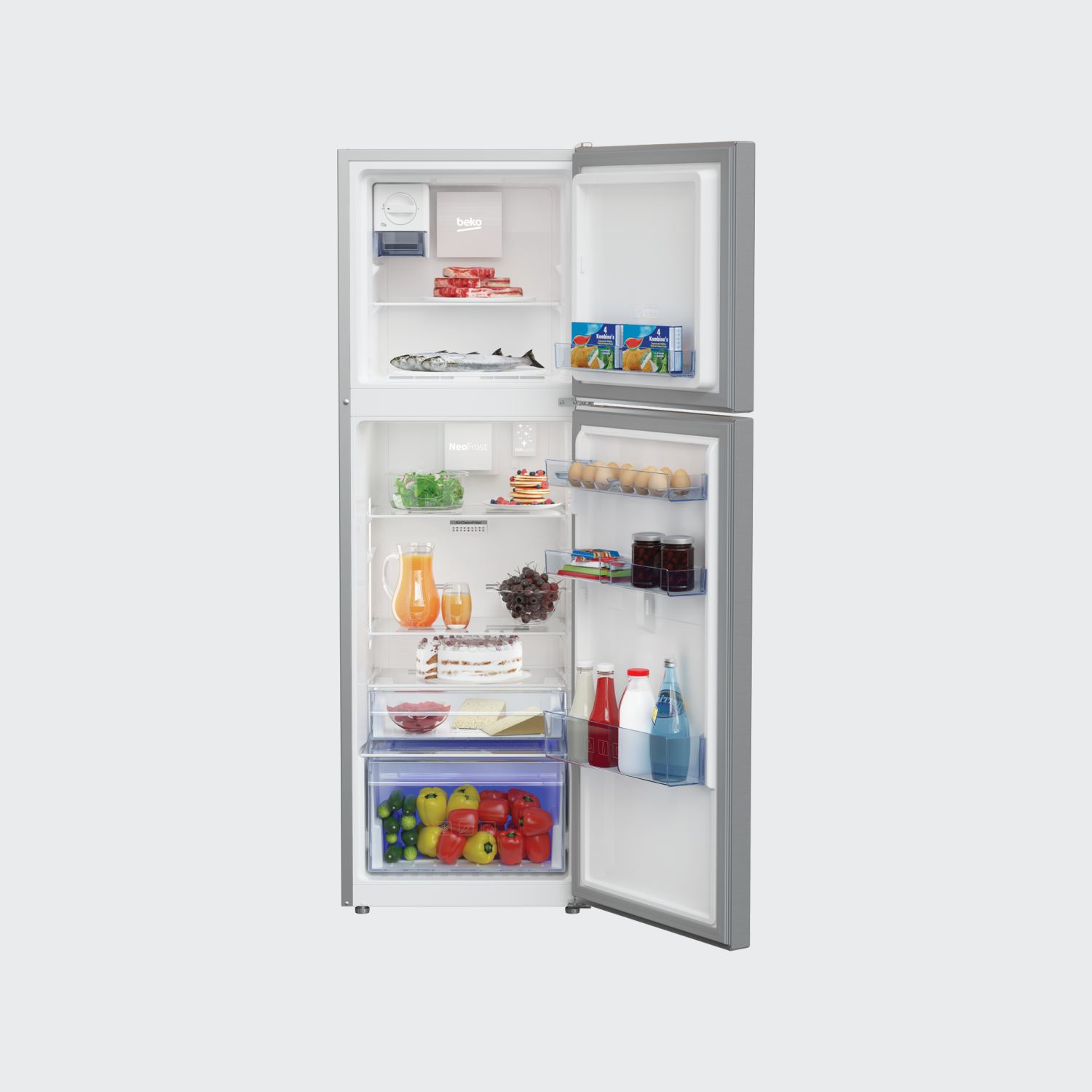 Beko RDNT270I50VZP fridge-freezer Freestanding – image 3