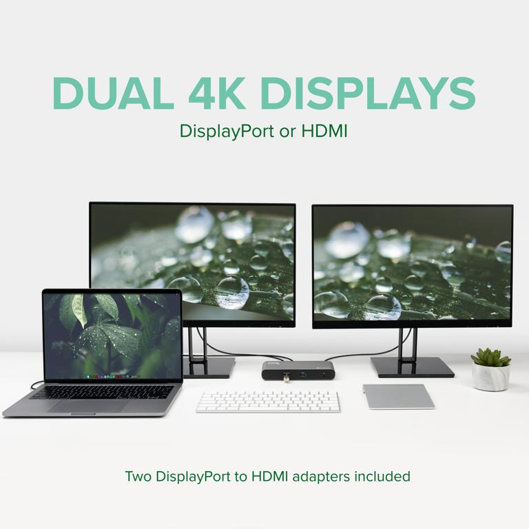 Plugable Technologies TBT3-UDC1 laptop dock/port replicator Docking Thunderbolt 3 Black – image 3