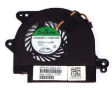 HP 672354-001 laptop spare part CPU cooling fan