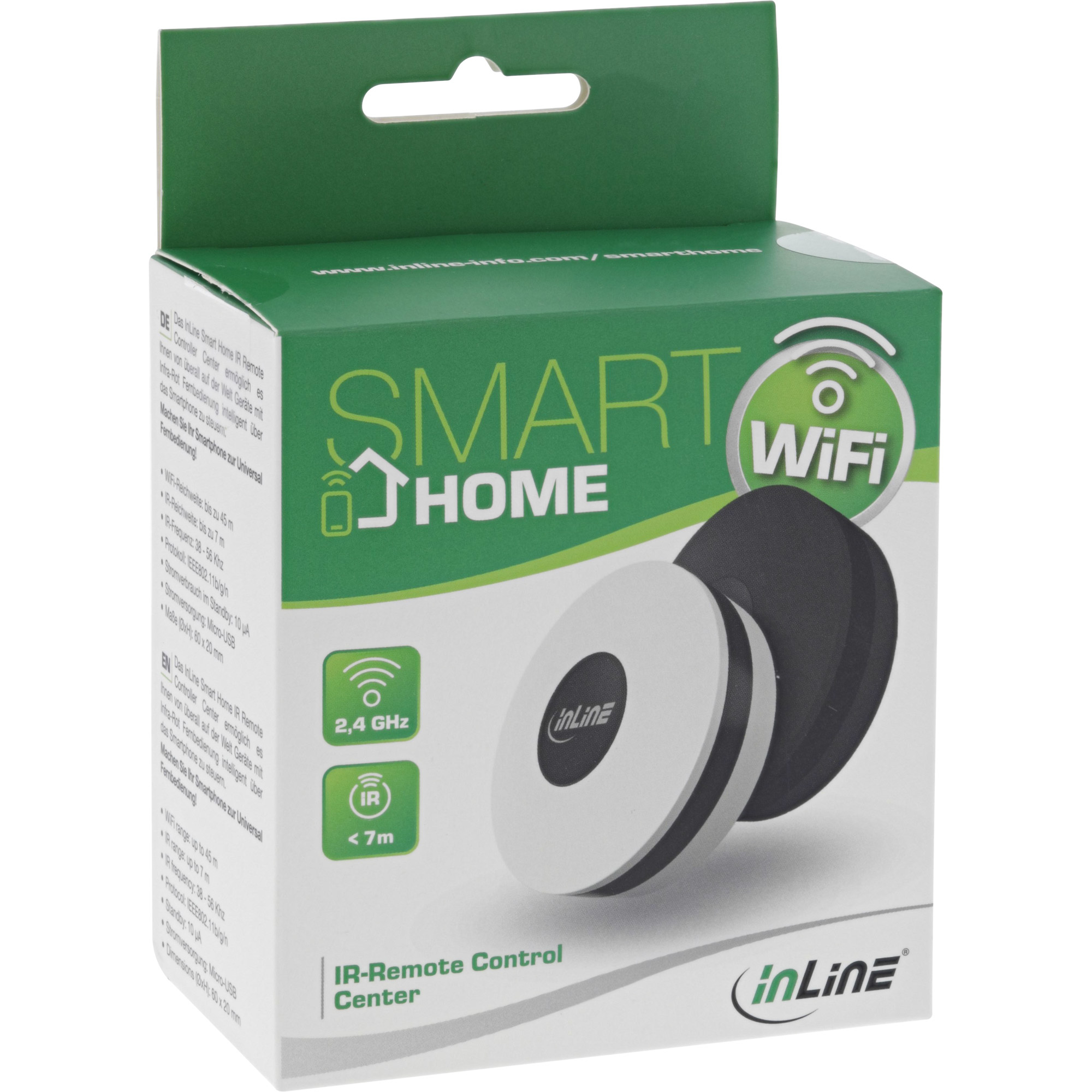 InLine SmartHome IR Remote Control Center black
