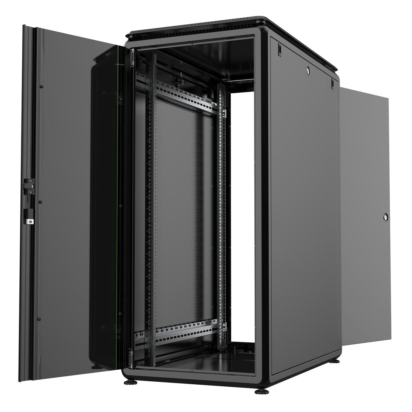 Lanview RDL26U61BL rack cabinet 26U Freestanding rack Black – image 2