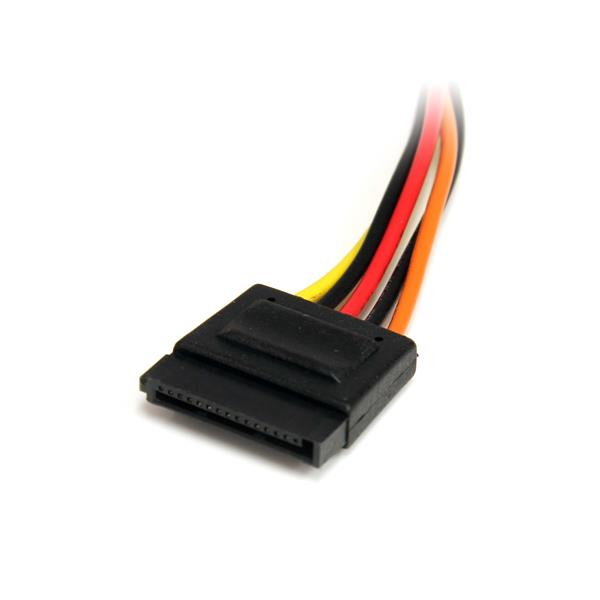 StarTech.com Cable de 20cm de Extensión de Alimentación Corriente SATA 15 pines uso en PC