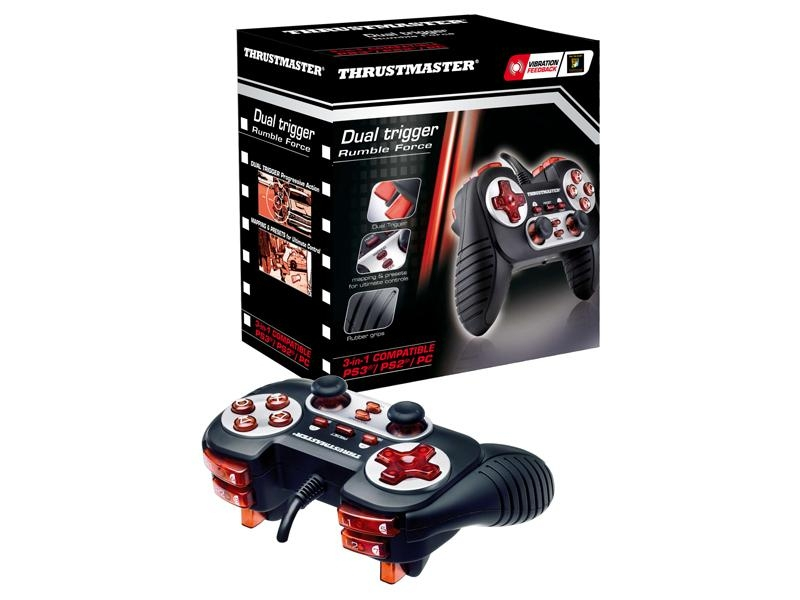 Thrustmaster AC-DUT3I1 Gaming Controller Black, Red Gamepad Analogue / Digital PC, Playstation 2, Playstation 3 – image 2