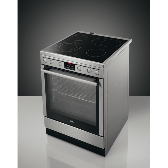 AEG CCB6440BBM Freestanding cooker Electric Ceramic hob Stainless steel – image 2