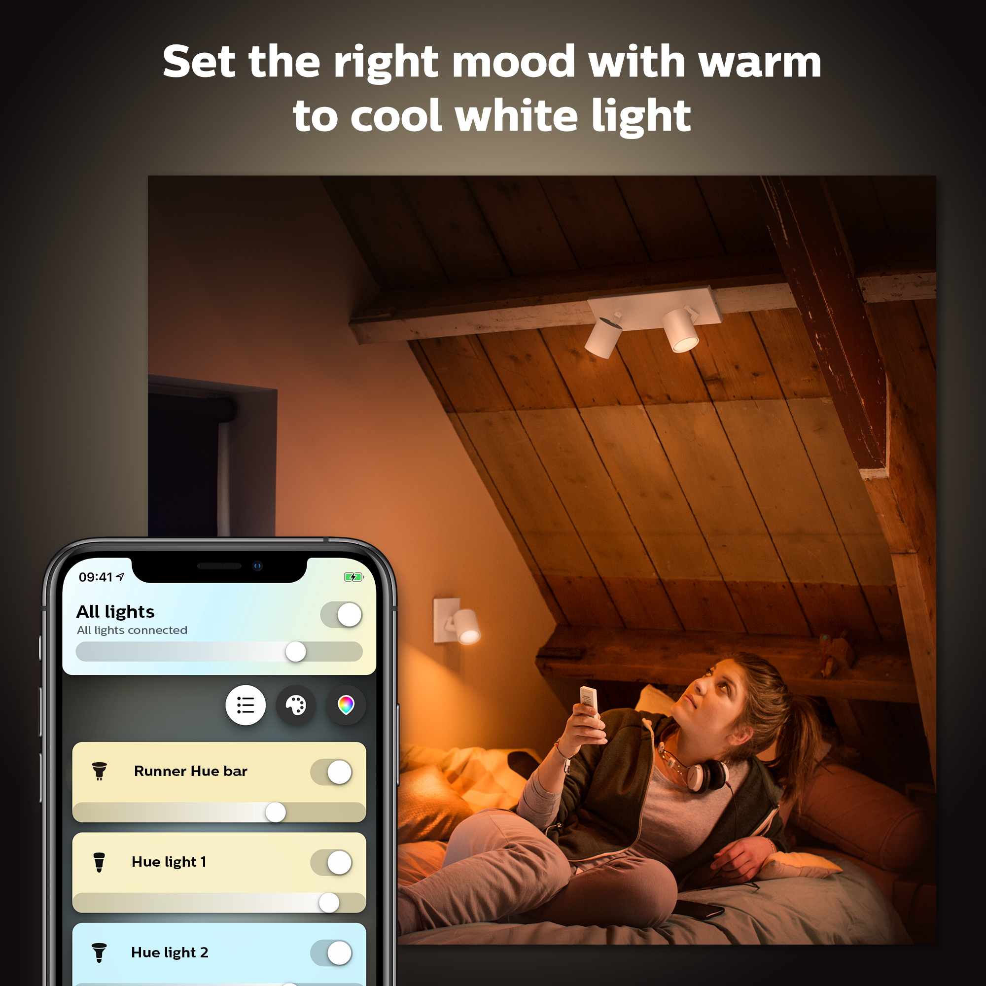 Philips by Signify Philips Hue White ambience Runner double spotlight – image 4
