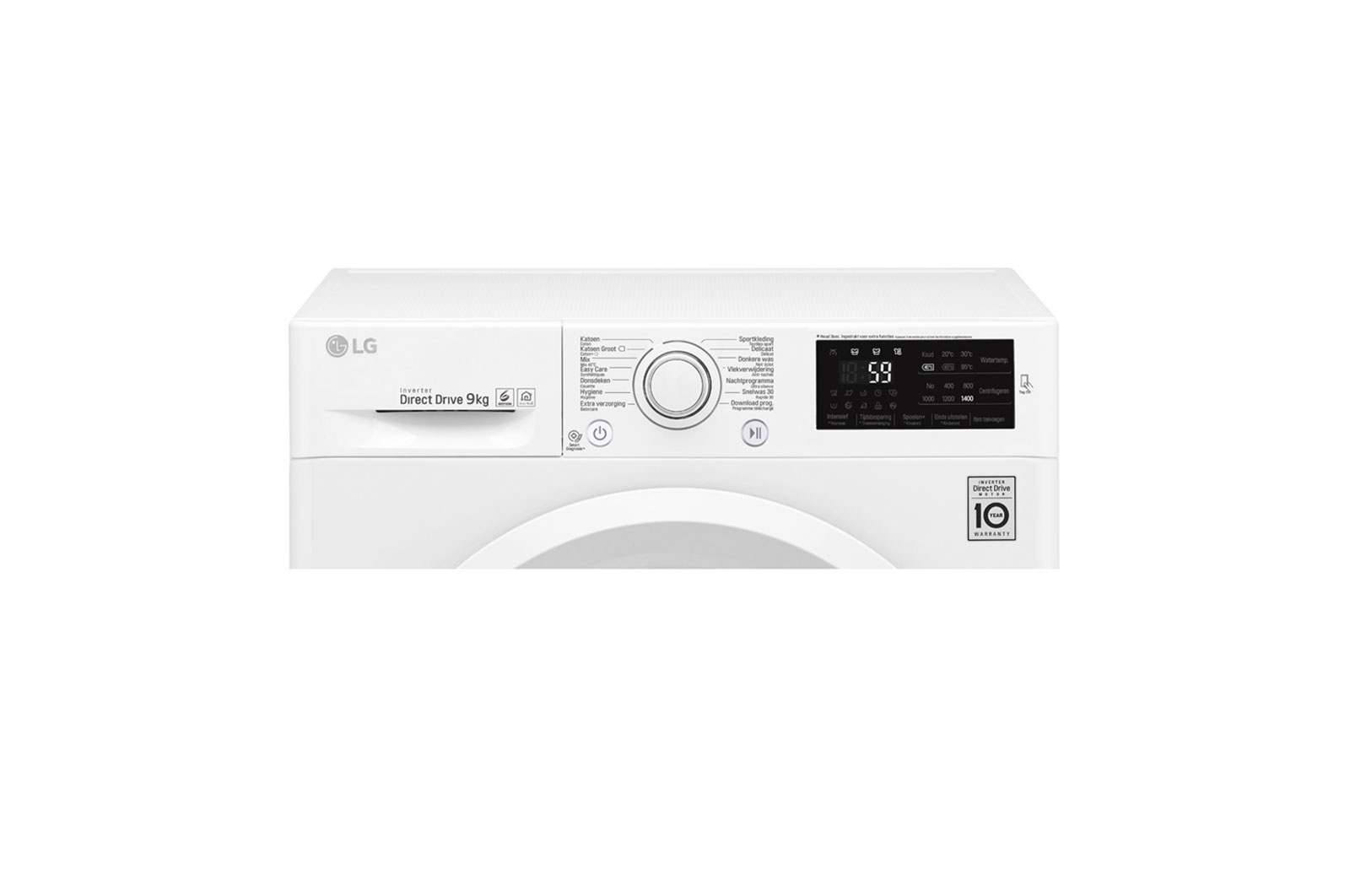 LG F4J5VN3W washing machine Front-load – image 9