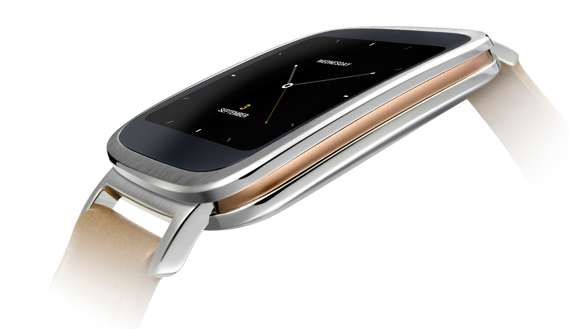 ASUS ZenWatch 4.14 cm (1.63") AMOLED 40 mm Digital 320 x 320 pixels Touchscreen Black, Brown, Stainless steel – image 3