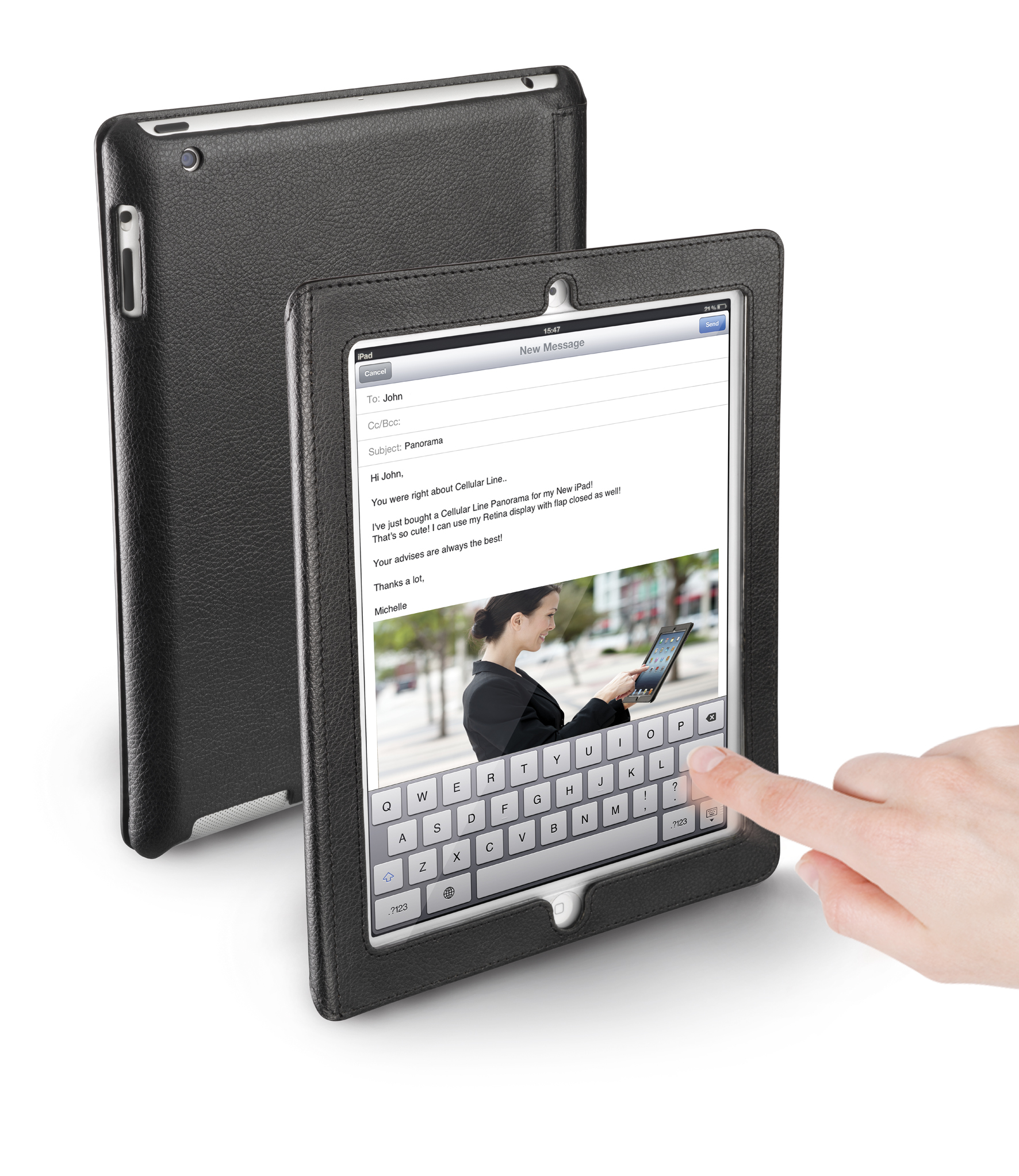 Cellularline Panorama Cover Black – image 6