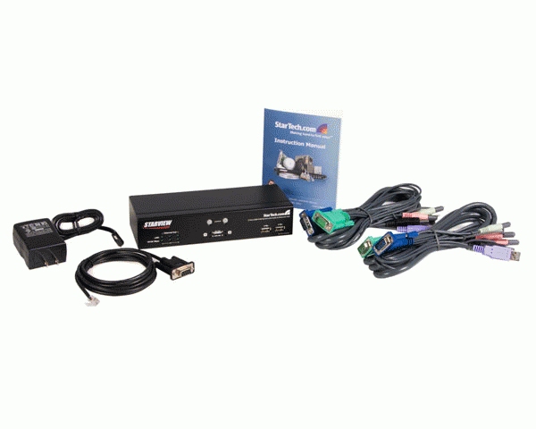 StarTech.com SV231USBAN KVM switch Black – image 4