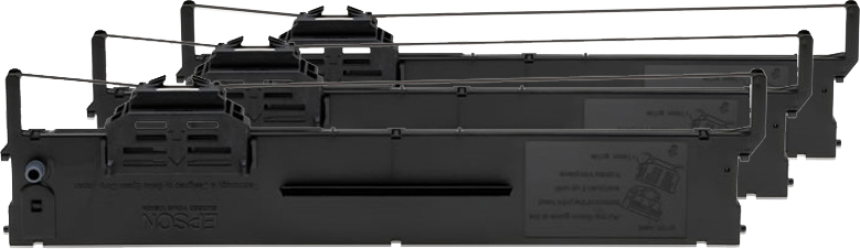 Epson SIDM svart färgbandskassett för PLQ-20/22, 3-pack (C13S015339)