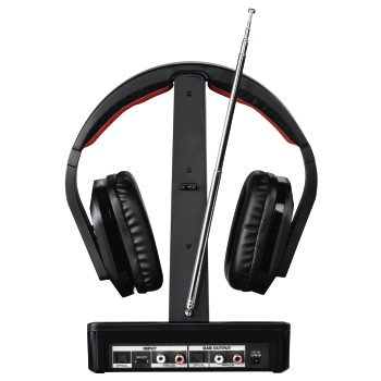 Hama WHP5407 Headphones Wireless Head-band Music Black, Red – image 5