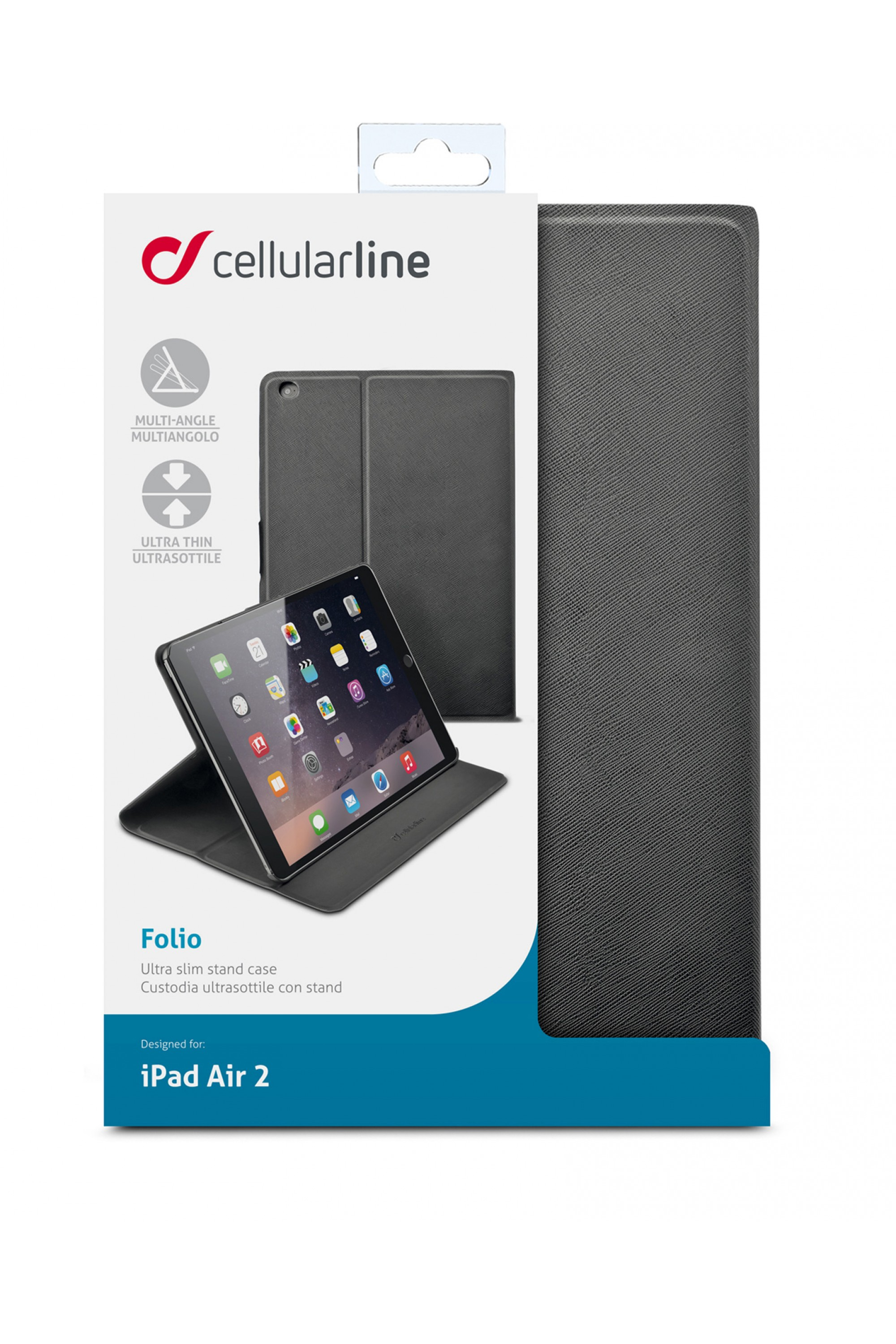 Cellularline 36398 tablet case Folio Black – image 3