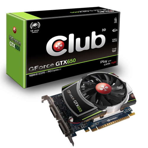 CLUB3D CGNX-X652 graphics card NVIDIA GeForce GTX 650 – image 2