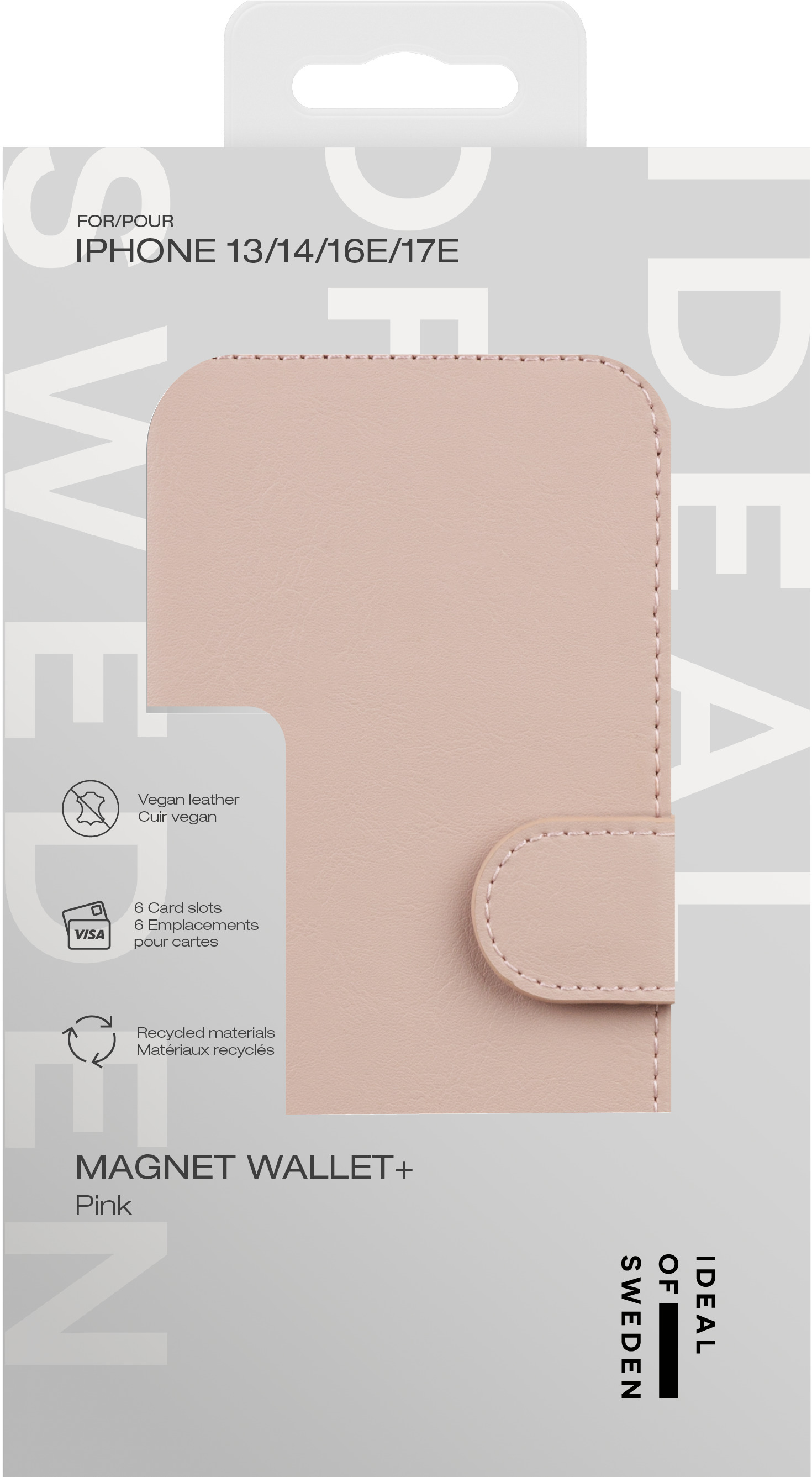 iDeal of Sweden Magnet Wallet+ iPhone 13 / 14 / 16e / 17e Pink – image 5