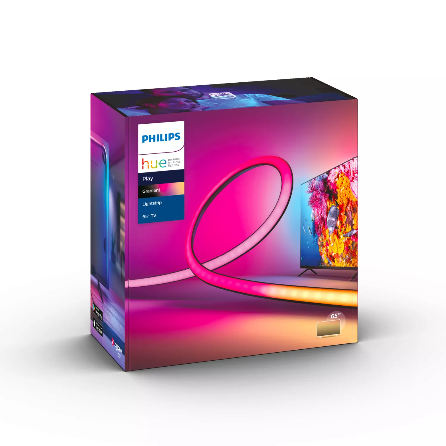 Philips by Signify Philips Hue White and colour ambience 6922341955259 smart lighting Smart strip light Bluetooth/Zigbee – image 4