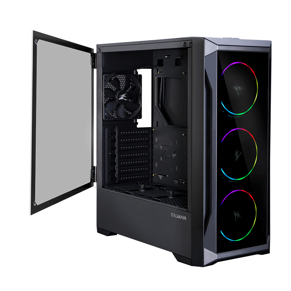 Zalman Z8 TG ATX Mid Tower PC Case, ARGB fan x3, T/G – image 2