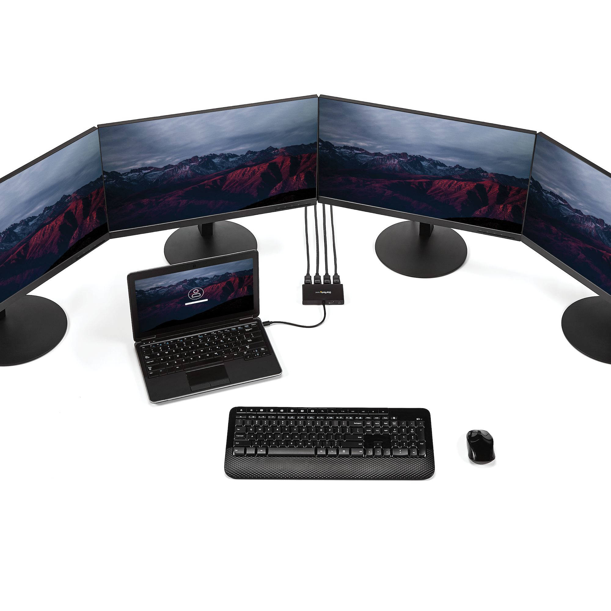 StarTech.com 4-Port Multi Monitor Adapter - Mini DisplayPort to DisplayPort MST Hub – image 3