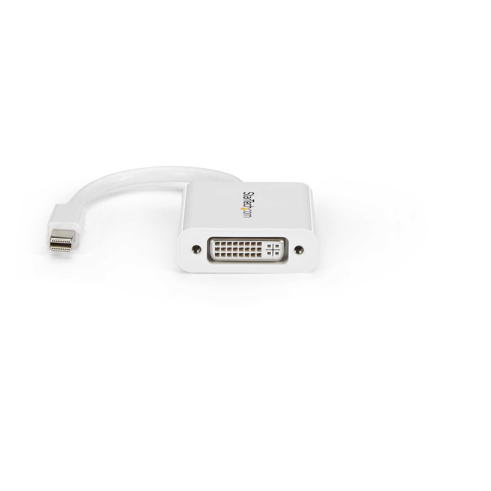 صورة محول فيديو StarTech.com MDP2DVIW Mini DisplayPort إلى DVI-I، أبيض، 0.12 متر