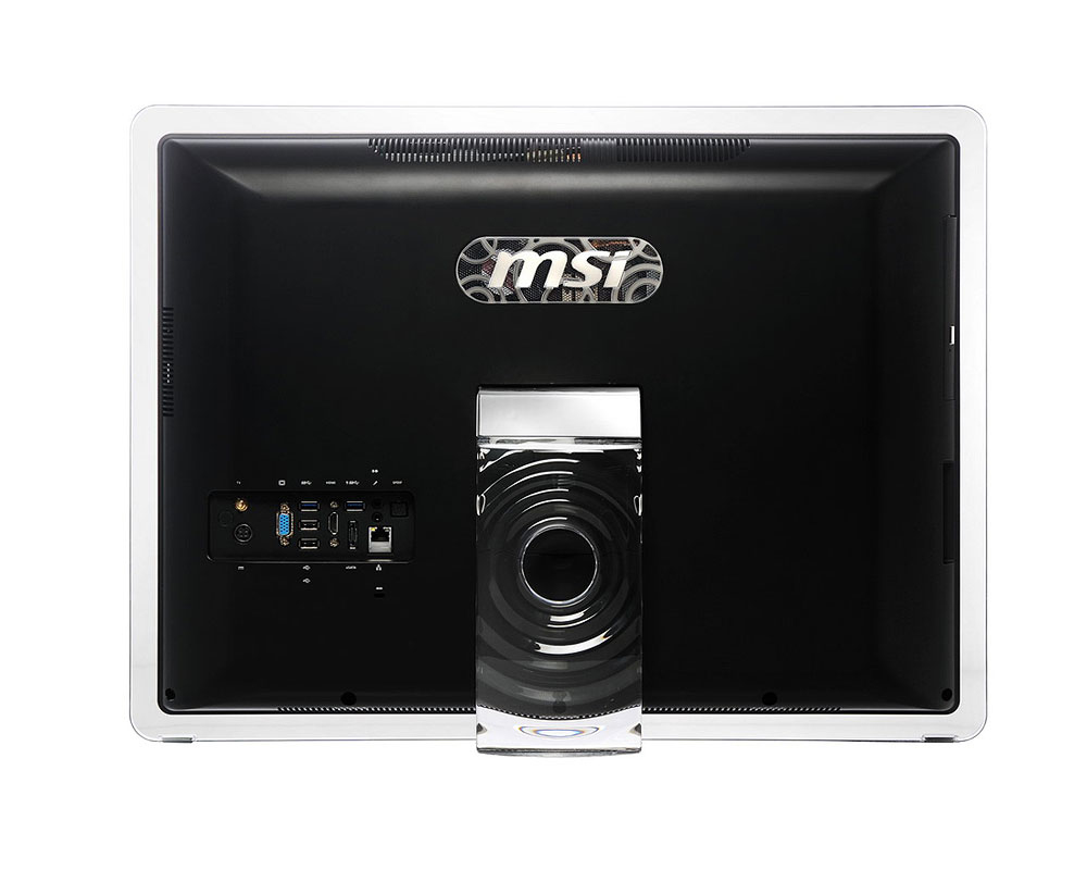 MSI Wind Top AE2410-057FR Intel® Pentium® B950 59.9 cm (23.6″) 1920 x 1080 pixels Touchscreen 4 GB DDR3-SDRAM 500 GB HDD NVIDIA® GeForce® GT 540M Windows 7 Home Premium Black, White image 2