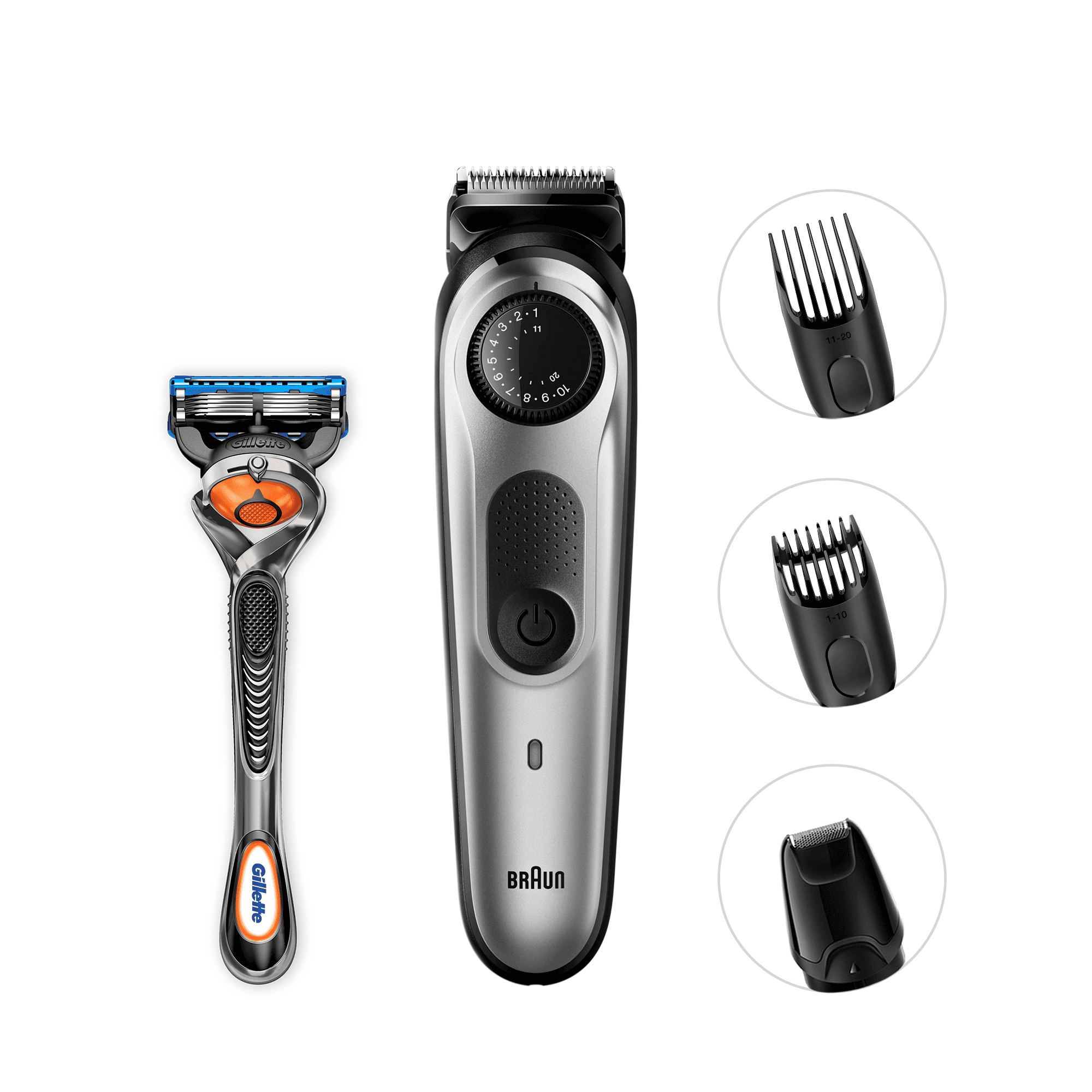 Braun BeardTrimmer BT5065, Beard Trimmer & Hair Clipper, Mini Foil Shaver Attachment – image 6