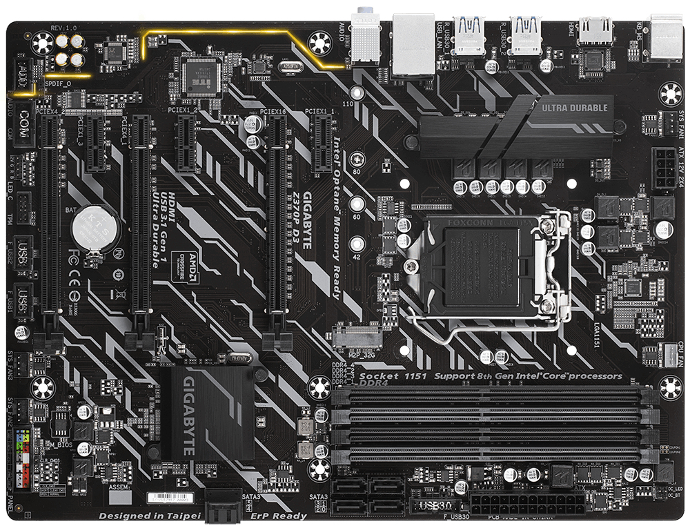 GIGABYTE Z370P D3 – image 2