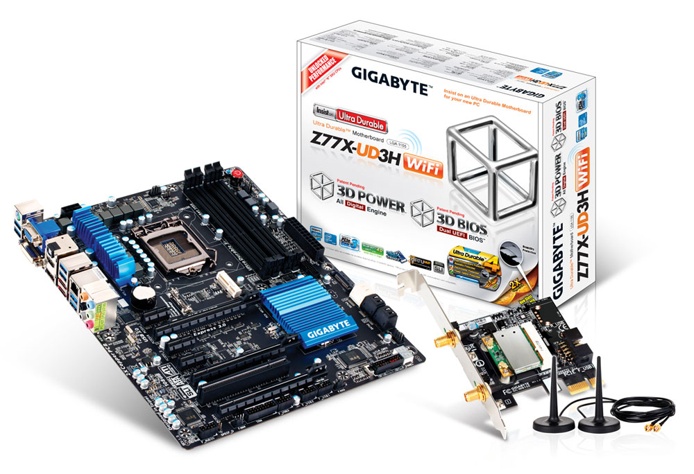 GIGABYTE GA-Z77X-UD3H-WB motherboard Intel® Z77 Express LGA 1155 (Socket H2) ATX image 2