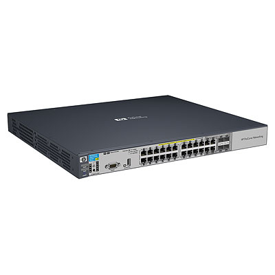 HP ProCurve 3500-24-PoE Managed L3 Fast Ethernet (10/100) Power over Ethernet (PoE) 1U Grey – image 2