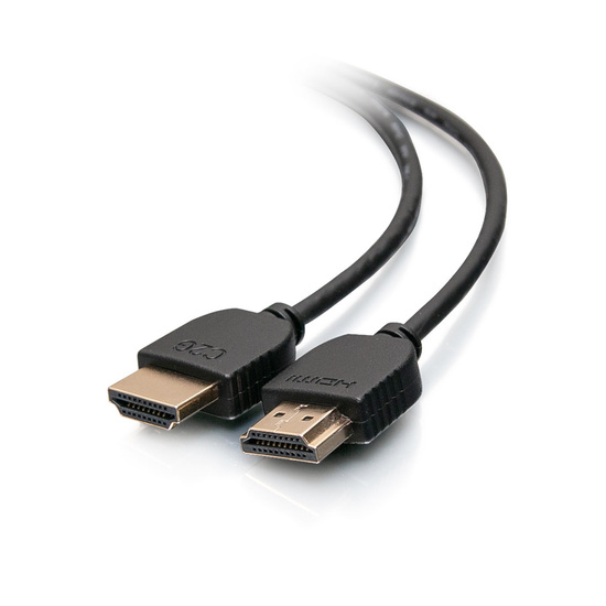 C2G Cavo HDMI ad alta velocit ultra flessibile da 3 piedi 09 m con connettori a profilo basso - 4K 60 Hz (C2G 3ft 4K HDMI Cabl