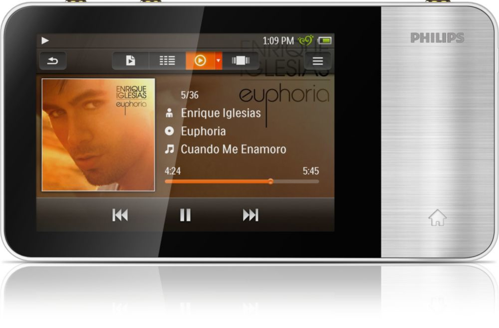 Philips GoGear MP4 player SA3MUS08S/97 – image 1