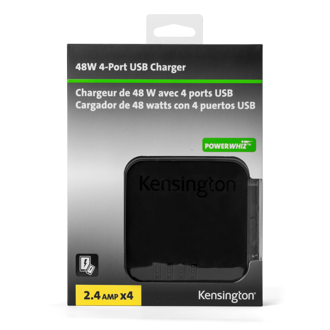 Kensington K38212US mobile device charger Universal Black AC Indoor – image 4