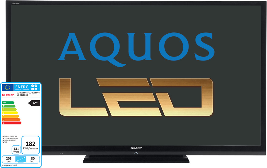 Sharp LE646E 80" — vue 1 sur 4