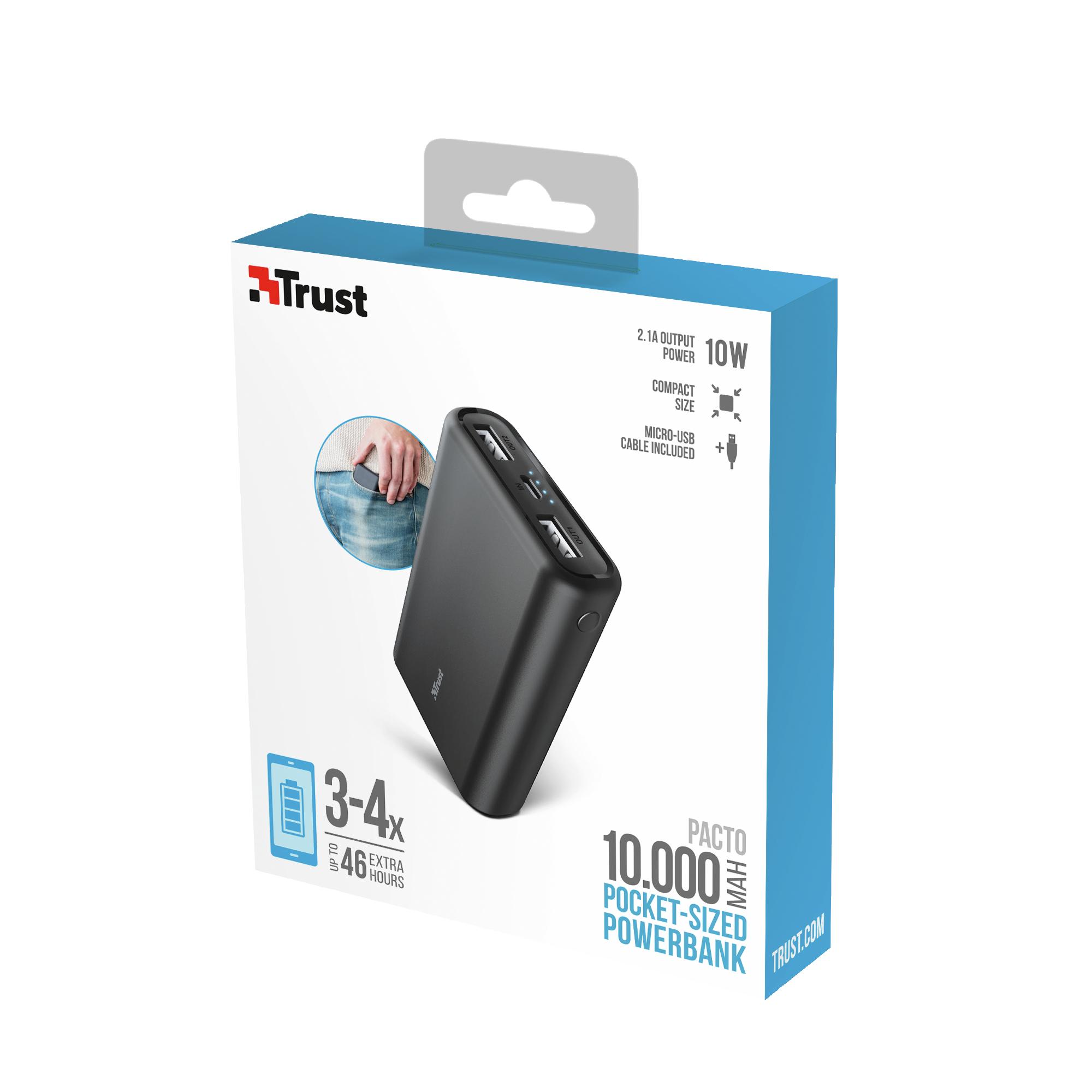 Trust 23480 power bank Lithium-Ion (Li-Ion) – image 5
