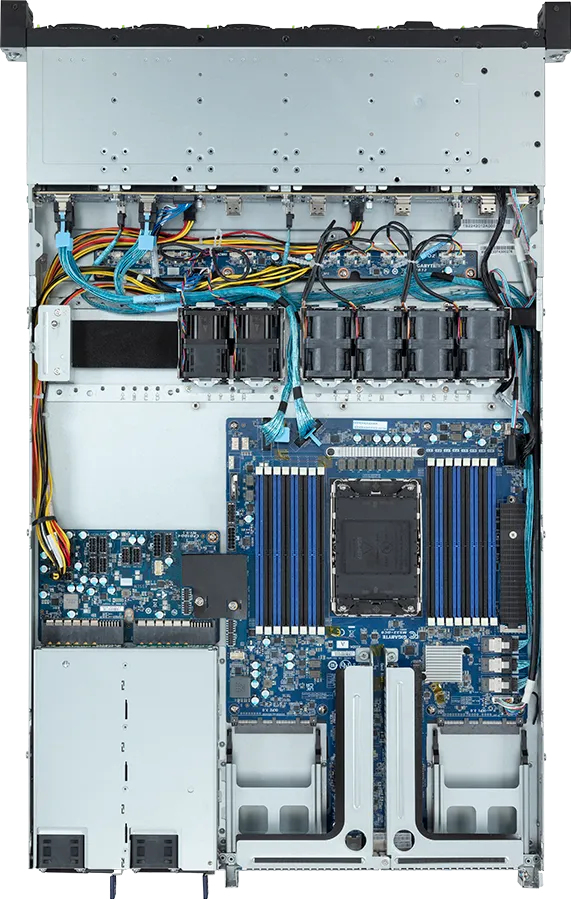 GIGABYTE R163-S32-AAH2 LGA 4677 (Socket E) Rack (1U) Black, Steel – image 3